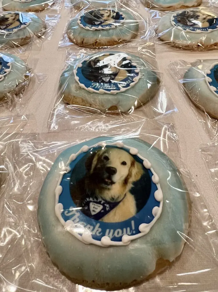 Cookies at Inspire Wisconsin career opportunities event at St. Paul Elder Services in Kaukauna, Wisconsin