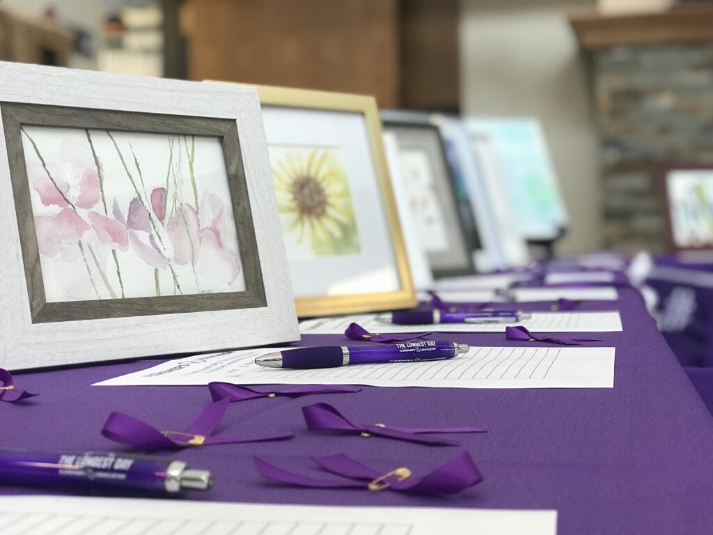 Silent art auction at SPES Kaukauna campus showcases creative expressions of those living with dementia.